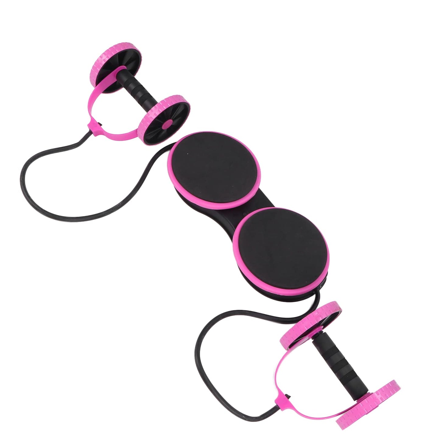 Multifunctional Double Abdominal Wheel - Muscle Stretching & Core Training Ali Sports