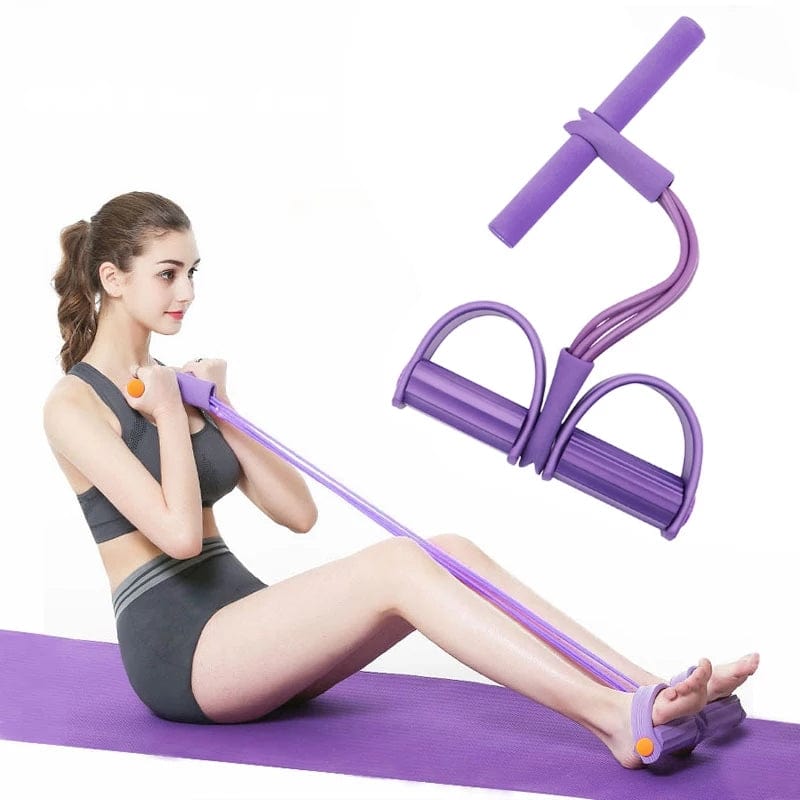 Elastic Rope Tummy Trimmer - Ultimate Core & Ab Workouts Fitness Tool Ali Sports