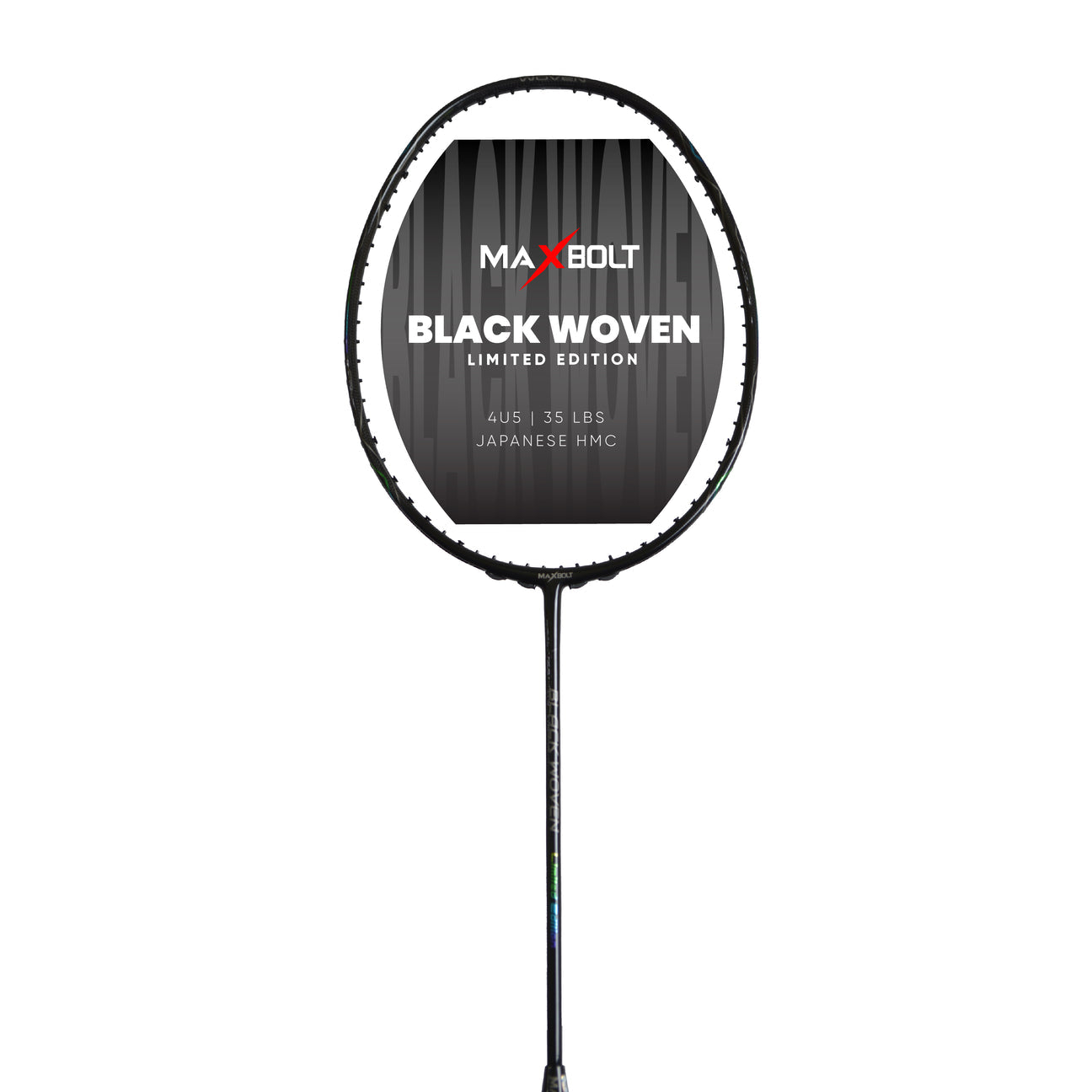 Maxbolt Black Woven Limited Edition Badminton Racket - Ali Sports