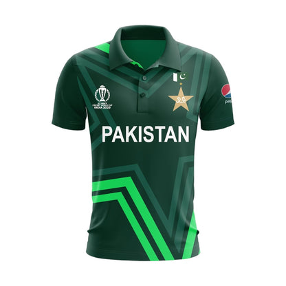 Star Nation Cricket Worldcup 2023 Pakistan Jersey Shirt - Ali Sports