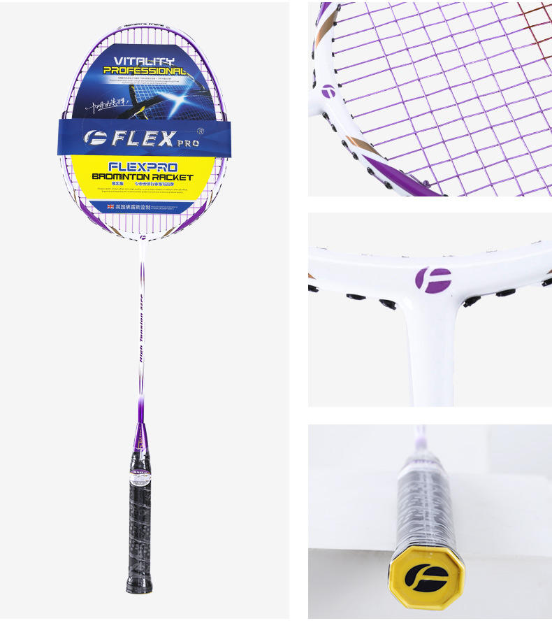 Flex Pro High Tension 32PP Badminton Racket - Ali Sports