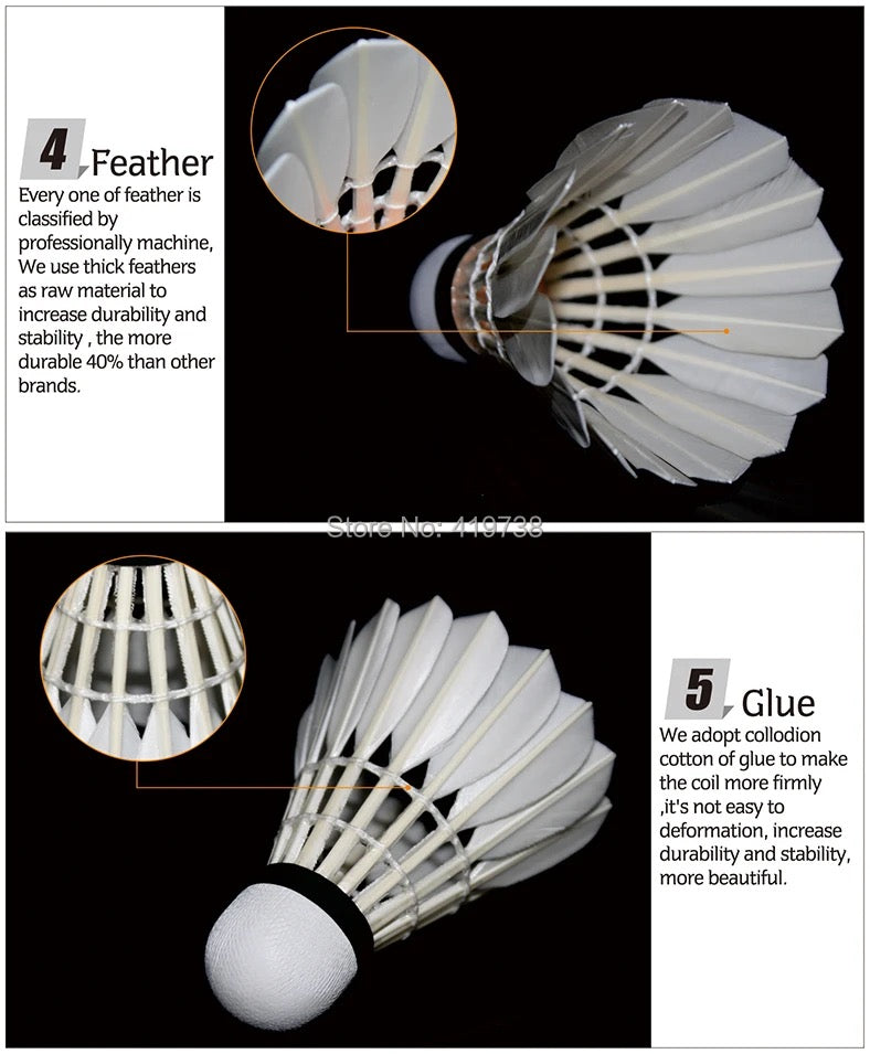 Wecan store badminton shuttlecock