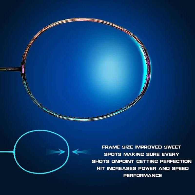 Maxbolt Superstar LT Rainbow Limited Edition Badminton Racket - Ali Sports