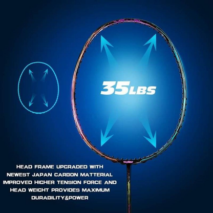 Maxbolt Superstar LT Rainbow Limited Edition Badminton Racket - Ali Sports