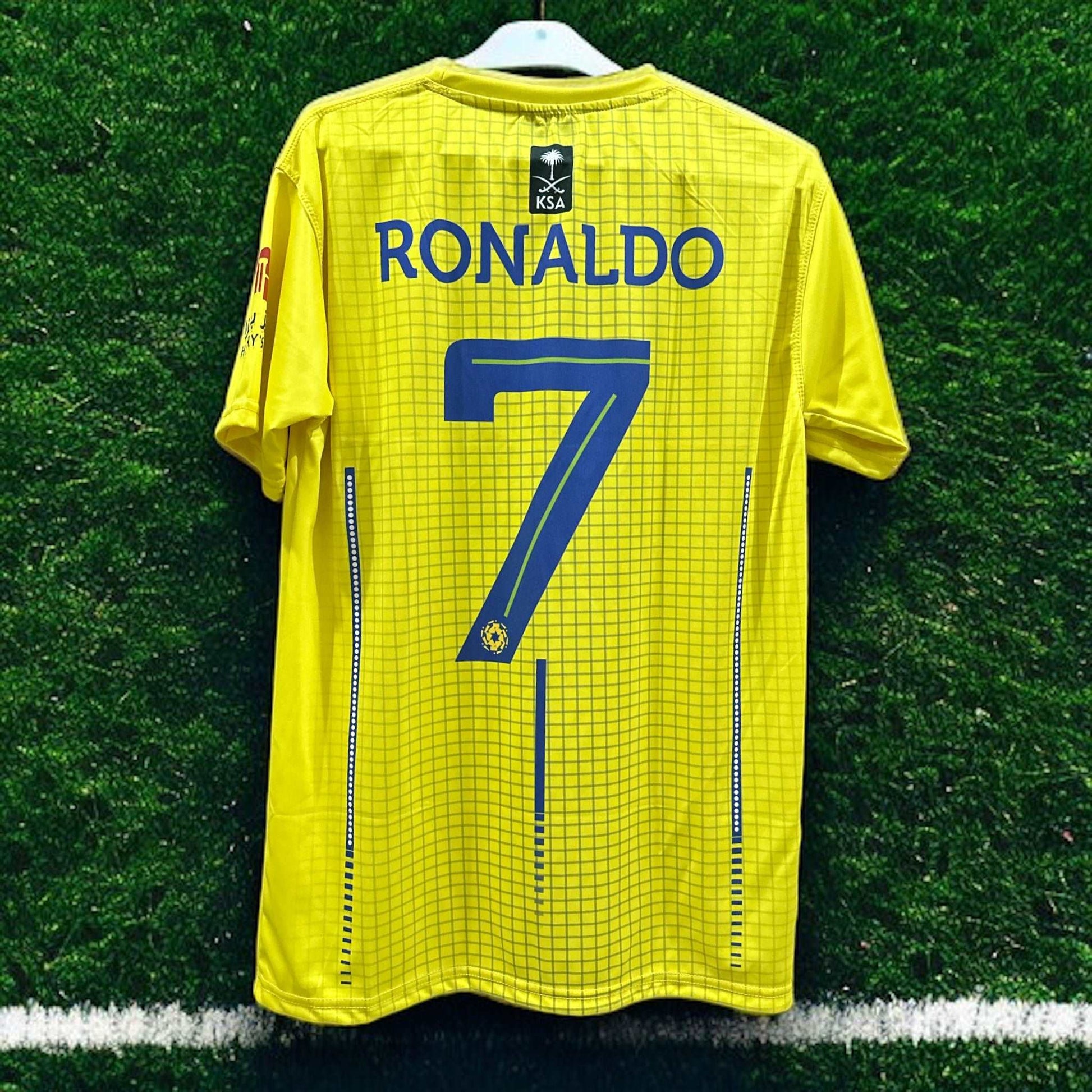 Al Nassr Home 23-24 Jersey Shirt - Ronaldo 7 - Ali Sports