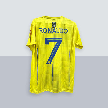 Al Nassr Home 23-24 Jersey Shirt - Ronaldo 7 - Ali Sports