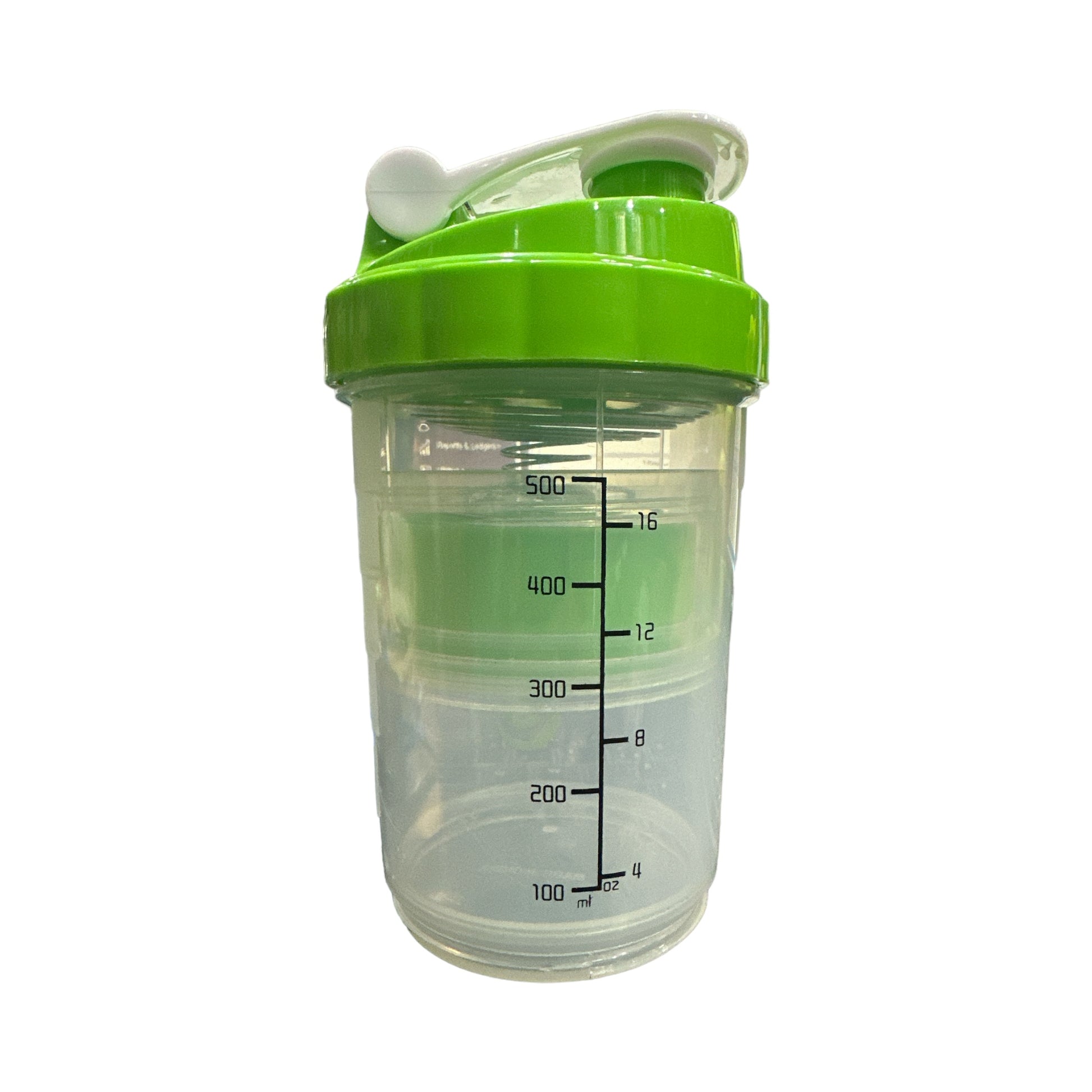 Protein Shaker 500ml Bottle with 3 Compartments - Ali Sports