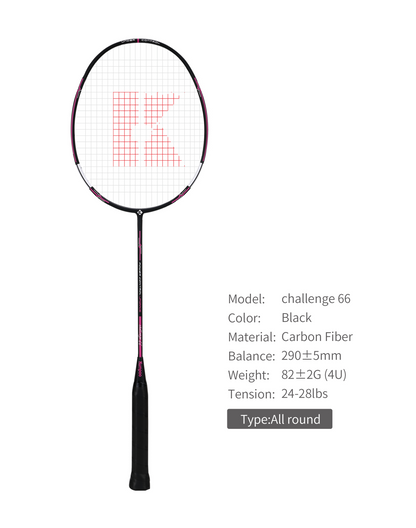 Kumpoo Power Control Challenge 66 Badminton Racket - Ali Sports