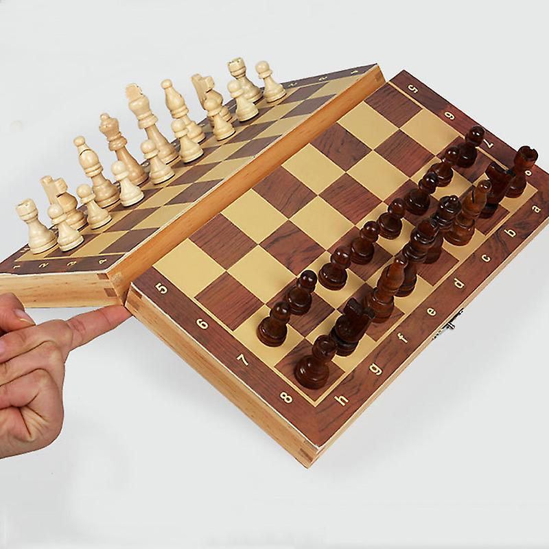 Wooden Chess Checkers Set - Ali Sports