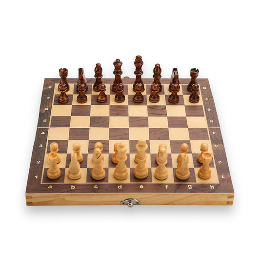 Wooden Chess Checkers Set - Ali Sports