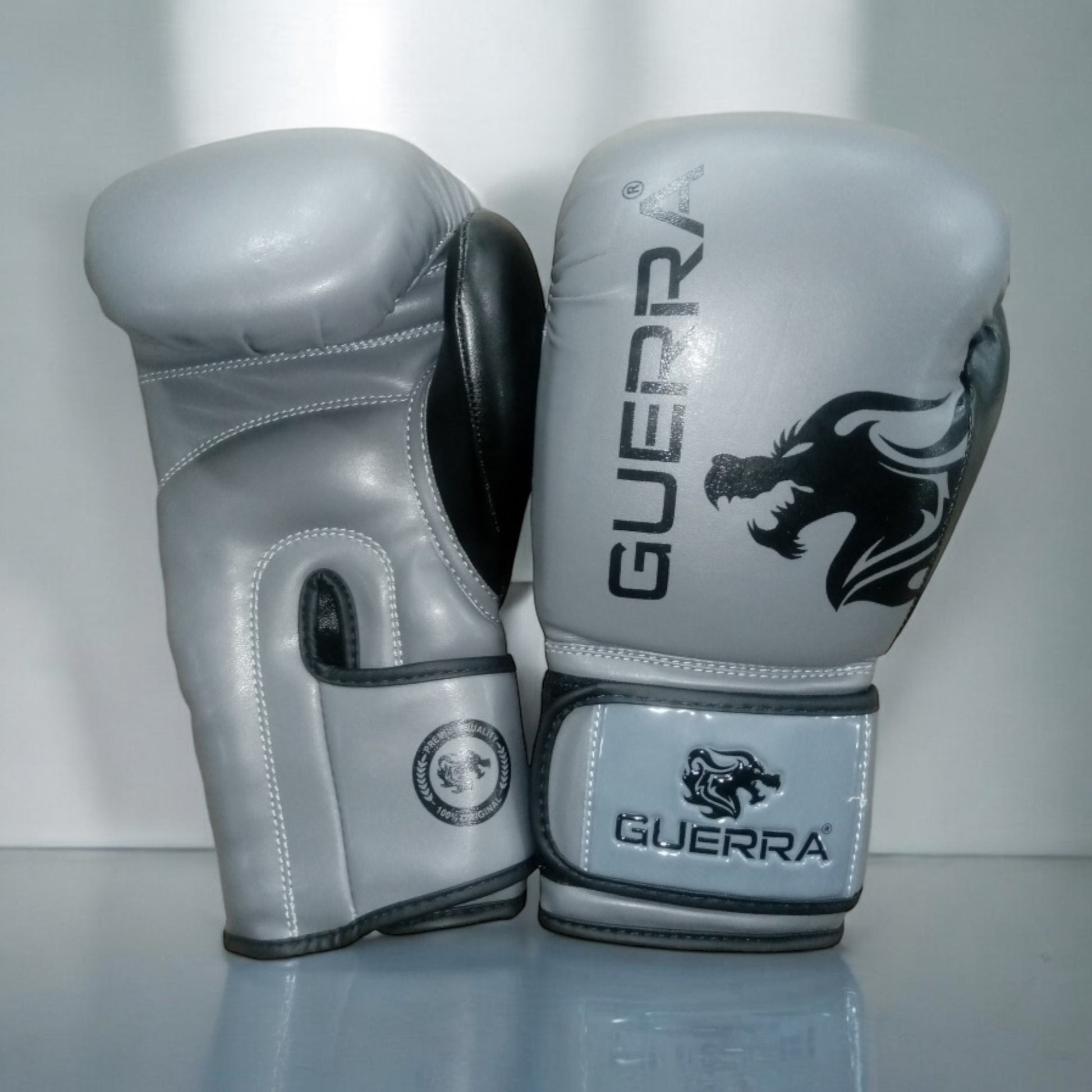 Guerra Professional Boxing Gloves (Grey) Guerra