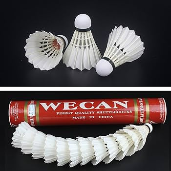 Wecan Red Badminton Shuttlecock (Pack of 12) Wecan