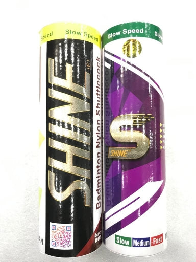 Shine Badminton Shuttlecocks (1/2 dozen) - Ali Sports