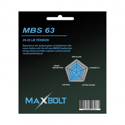 Maxbolt MBS 63 Badminton String - Ali Sports