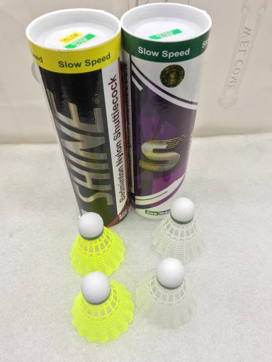 Shine Badminton Shuttlecocks (1/2 dozen) - Ali Sports