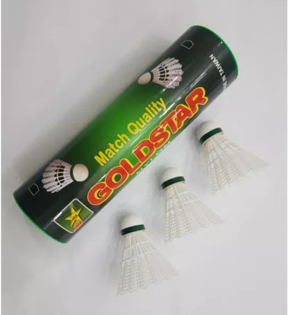 Goldstar Badminton Shuttlecocks (1/2 dozen) - Ali Sports