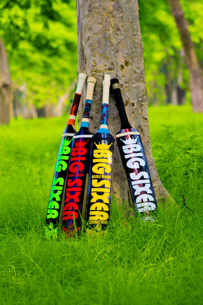 Big Sixer Double Season Coconut Cricket Bat - Ali Sports