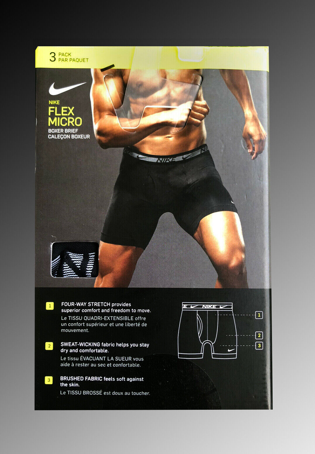 Nike Flex Micro Boxer Brief (Pack of 3) - Ali Sports